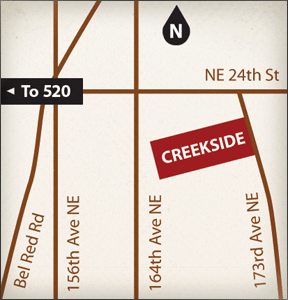 Creekside map